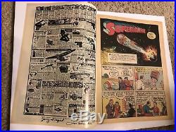Superman #1 Oversized Reprint Signed by BOTH Jerry Siegel & Joe Shuster! WithCOA