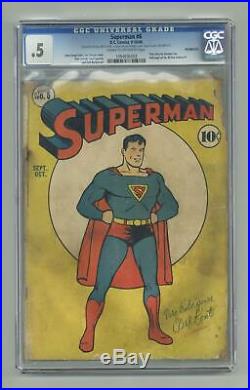 Superman (1st Series) #6 1940 CGC 0.5 1094806003