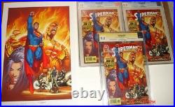 Superman #203 (CGC 9.8 SS 9.9 10.0 & Print Combo) Top Grade! Michael Turner