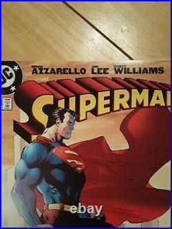 Superman #204 (2004) Triple Signed? Jim Lee Brian Azzarello Scott Williams