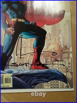Superman #204 (2004) Triple Signed? Jim Lee Brian Azzarello Scott Williams