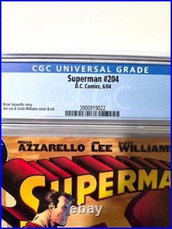 Superman 204 205 210 214 All First Prints and CGC 9.8 Lee