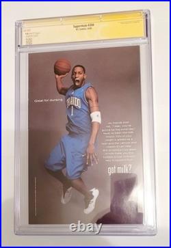 Superman #204 jim lee scott williams signed CGC NM+