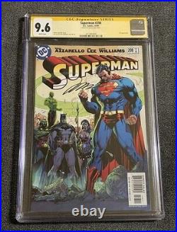 Superman #208 SIGNED Jim Lee! CGC SS dc comics autograph, movie, 1