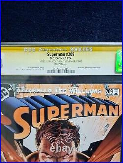 Superman #209 cgc 9.8 signed by Jim Lee (RARE)