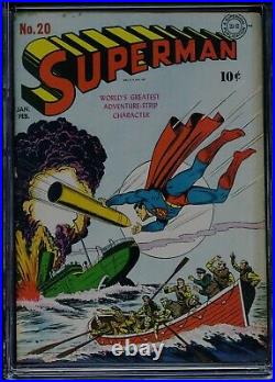 Superman #20 Cgc-6.5, Ow-w