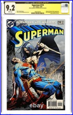 Superman #210 CGC 9.2 SS Azzarello 2004 4565165016