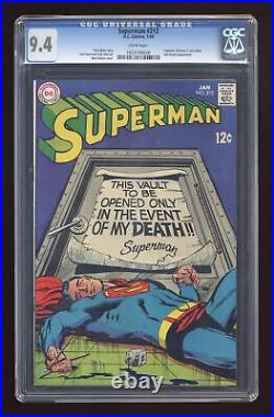 Superman #213 CGC 9.4 1969 1023799026