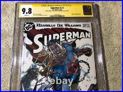 Superman 214 CGC 2XSS 9.8 Jim Lee Henry Cavill Auto Justice League 4/05