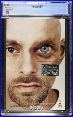 Superman #215 CGC 9.8 WP Jim Lee Cover DC Comics 2005