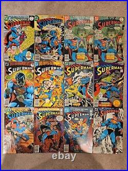 Superman #219-714 Plus Annuals Specials Short Box Lot of 163