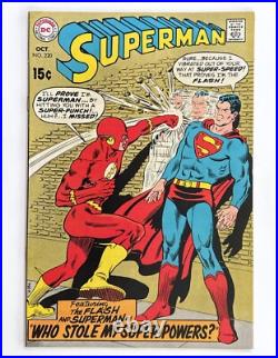 Superman #220 NM+ 9.6 Free ship on 2 items