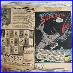 Superman #22 (1943)- DC Fred Ray Cover Art Golden Age Comic