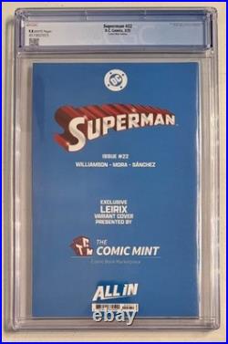 Superman #22 (2025) Leirix Li Exclusive Variant. Ltd 800. CGC 9.8