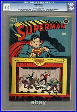 Superman #22 CGC 6.0 1943 1342531004