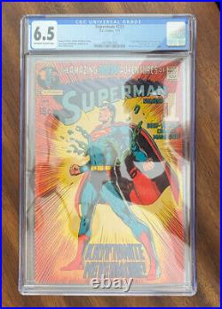 Superman 233 (1971) CGC 6.5 Neal Adams Classic Cover FREE SHIPPING