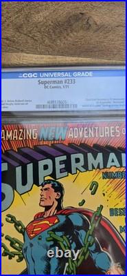 Superman #233 CGC 5.5 1971 DC Comics