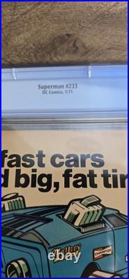 Superman #233 CGC 5.5 1971 DC Comics