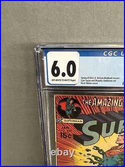 Superman #233 CGC 6.0 OWW Pages Classic Neal Adams Cover