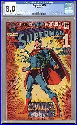 Superman #233 CGC 8.0 1971 4089112010