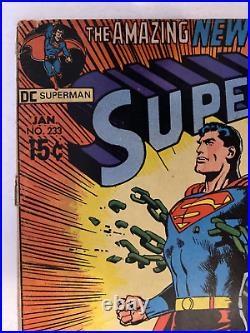 Superman #233 Neal Adams Classic Cover 1971, Must See! , Please see all photos
