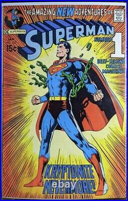 Superman #233 VG/FN 1971 Iconic Cover By Neal Adams