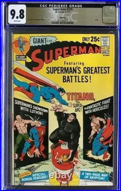 Superman #239 CGC 9.8 Winnipeg Collection withCOA! Curt Swan Cover! Highest
