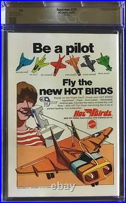 Superman #239 CGC 9.8 Winnipeg Collection withCOA! Curt Swan Cover! Highest