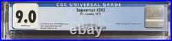 Superman #243 Cgc 9.0. October 1971 World Of Krypton Backup Story