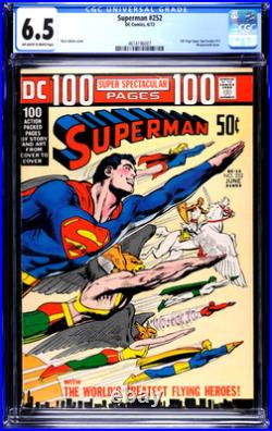 Superman #252 CGC 6.5 DC 1972 Wraparound Cover Neal Adams Cover