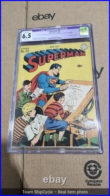 Superman 25 CGC 65 R C1 DC Comics 1943 G2U
