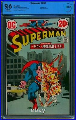 Superman #263? CBCS 9.6 White? Man of Molten Steel! Neal Adams DC Comic 1973