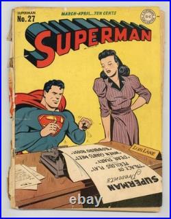 Superman #27 PR 0.5 1944