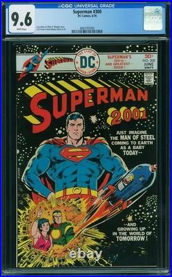 Superman #300 CGC 9.6 WP 1976 DC (Origin Cover)