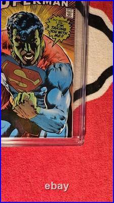 Superman #317 1977 CGC 9.6 WHITE Pages Neal Adams Classic Cover Kryptonite
