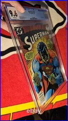 Superman #317 1977 CGC 9.6 WHITE Pages Neal Adams Classic Cover Kryptonite