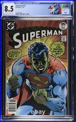 Superman #317 CGC 8.5 (1977 DC Comics) Neal Adams Cover Bronze Age