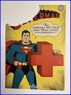 Superman #34 1945 Red Cross War Cover 0.5 Poor