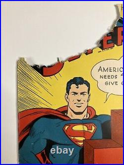 Superman #34 1945 Red Cross War Cover 0.5 Poor