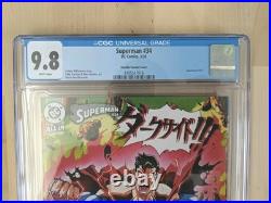 Superman #34 CGC 9.8 Mario Foccillo Cover E Variant Manga DC 2026