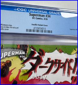 Superman #34 CGC 9.8 Mario Foccillo Cover E Variant Manga DC 2026