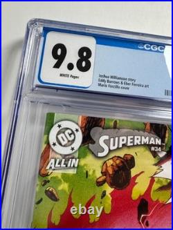 Superman #34 CGC 9.8 Mario Foccillo Cover E Variant Manga DC 2026
