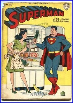 Superman #36 1945 DC FR/G comic book