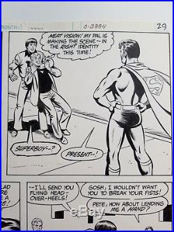 Superman 373 page 6 Original art Curt Swan / Dave Hunt