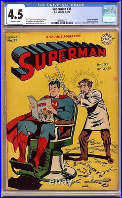 Superman #38 CGC 4.5 1946 4369221012