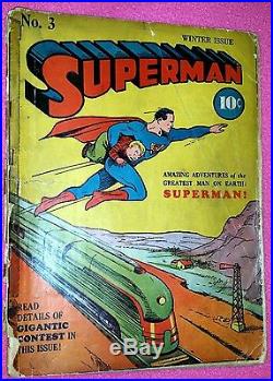 Superman #3 (Winter 1939-1940, DC)