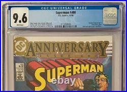 Superman 400 Anniversary CGC 9.6 NM+ WP / Frank Miller Pinup DC Comics 1984 Superman 400 Anniversary CGC 9.6 NM+ WP / Frank Miller Pinup DC Comics 1984