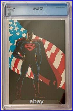 Superman 400 Anniversary CGC 9.6 NM+ WP / Frank Miller Pinup DC Comics 1984 Superman 400 Anniversary CGC 9.6 NM+ WP / Frank Miller Pinup DC Comics 1984