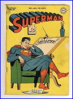 Superman #41 GD+ 2.5 1946