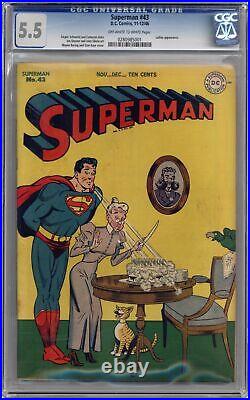 Superman #43 CGC 5.5 1946 0280985001